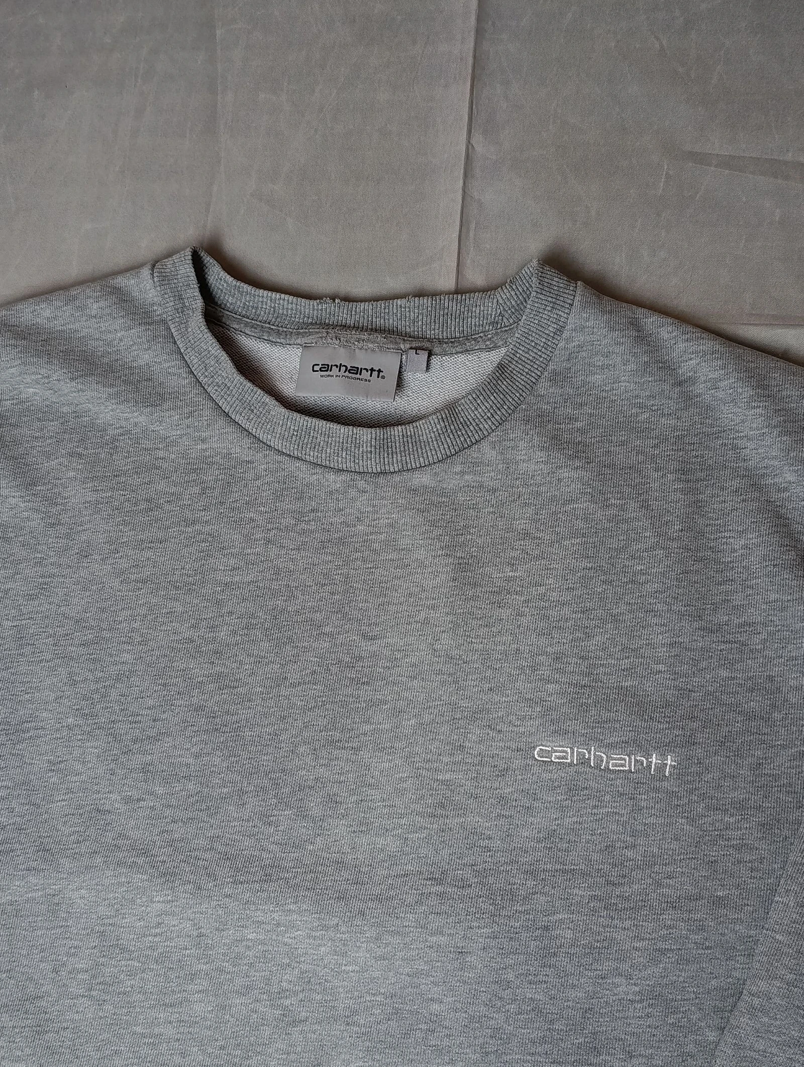 🔥 Sudadera de cuello redondo con bordado de script Carhartt WIP talla L Oversize 🔥 – photo 2